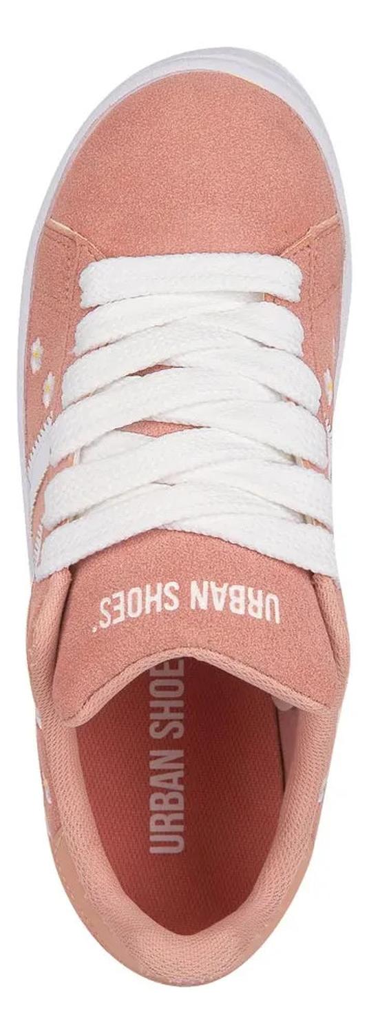 Tenis Urban Shoes Dama Urbano Flores Skate Colegial 1297979 — imagen 3