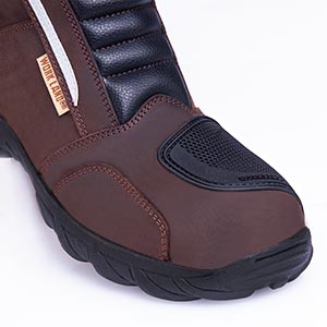 Botas Hombre Moto Biker Doble proposito Workland 76227 café — imagen 16
