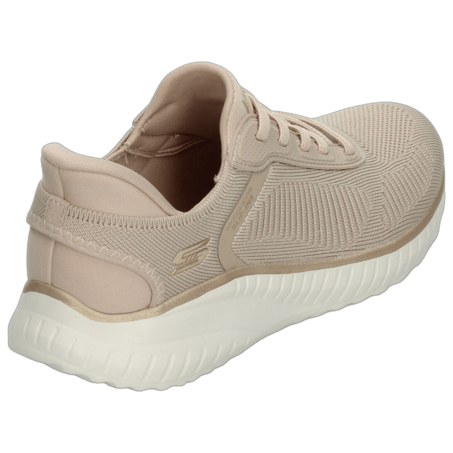 Tenis Skechers Bobs Slip-Ins Dama Beige Deportivo Mujer — imagen 4
