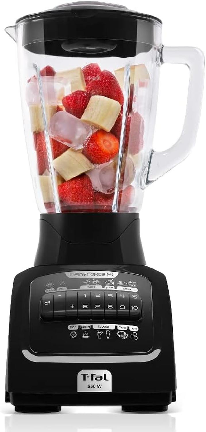 LICUADORA TFAL LN8208MX INFINYFORCE XL 10VEL VIDRIO — imagen 1