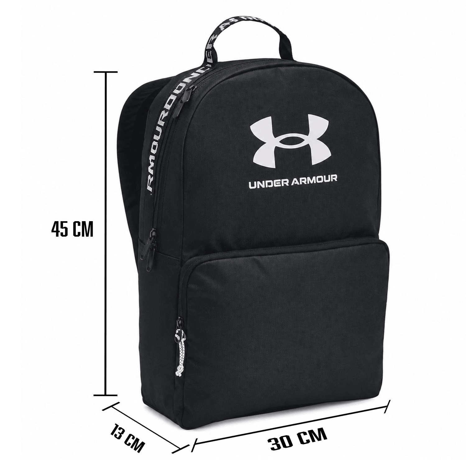 Mochila Under Armour Essential Negro Para Laptop Unisex 18L — imagen 6
