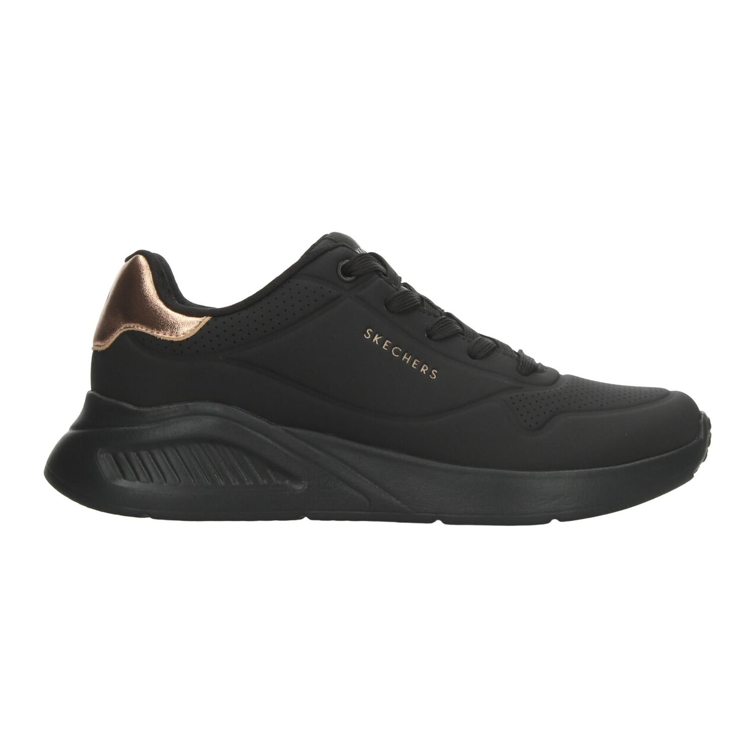 Tenis Dama Skechers Uno Lite Negro Casual Mujer — imagen 11