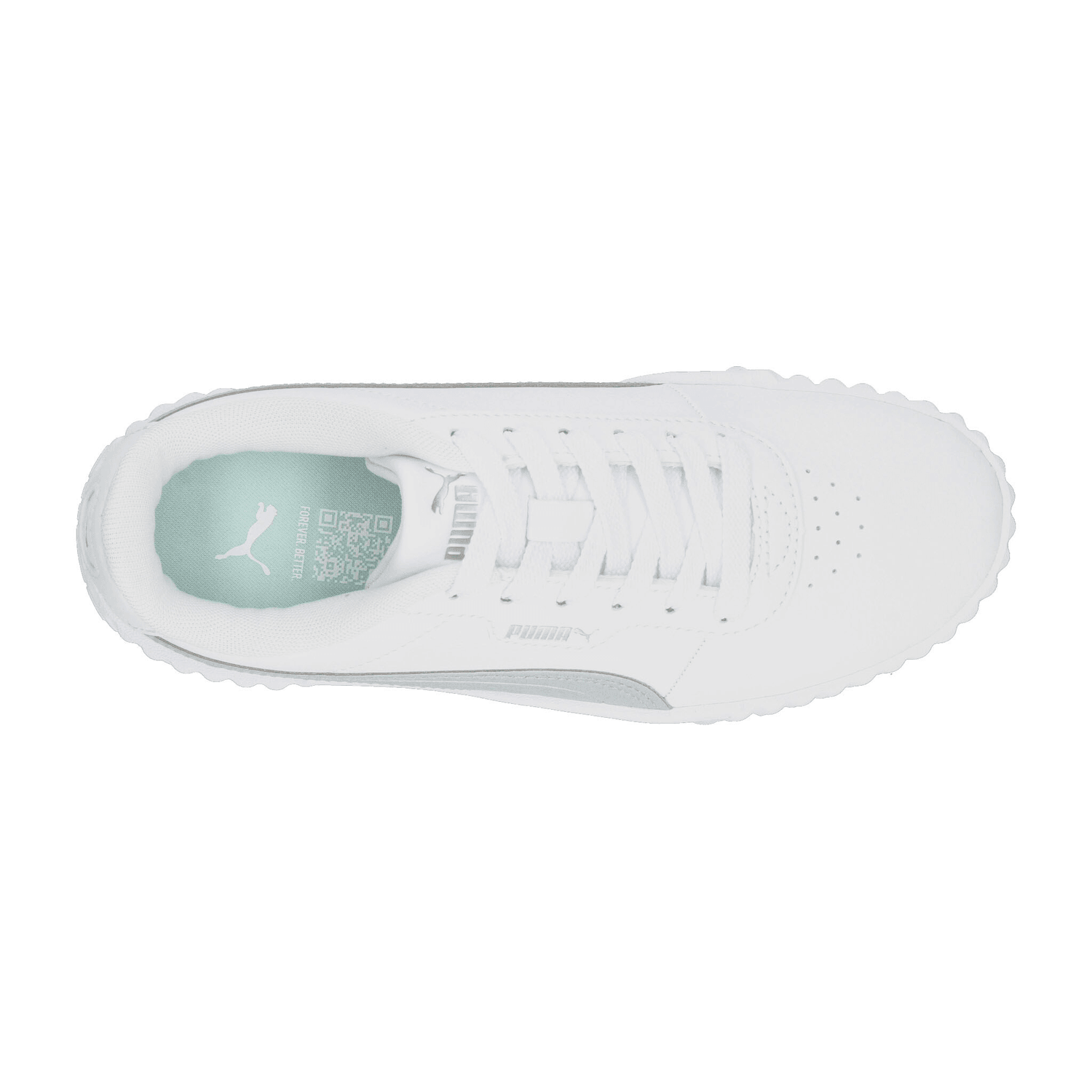Tenis Puma Carina 3.0 Aqua Metallics Dama Blanco Casual Para Mujer — imagen 9