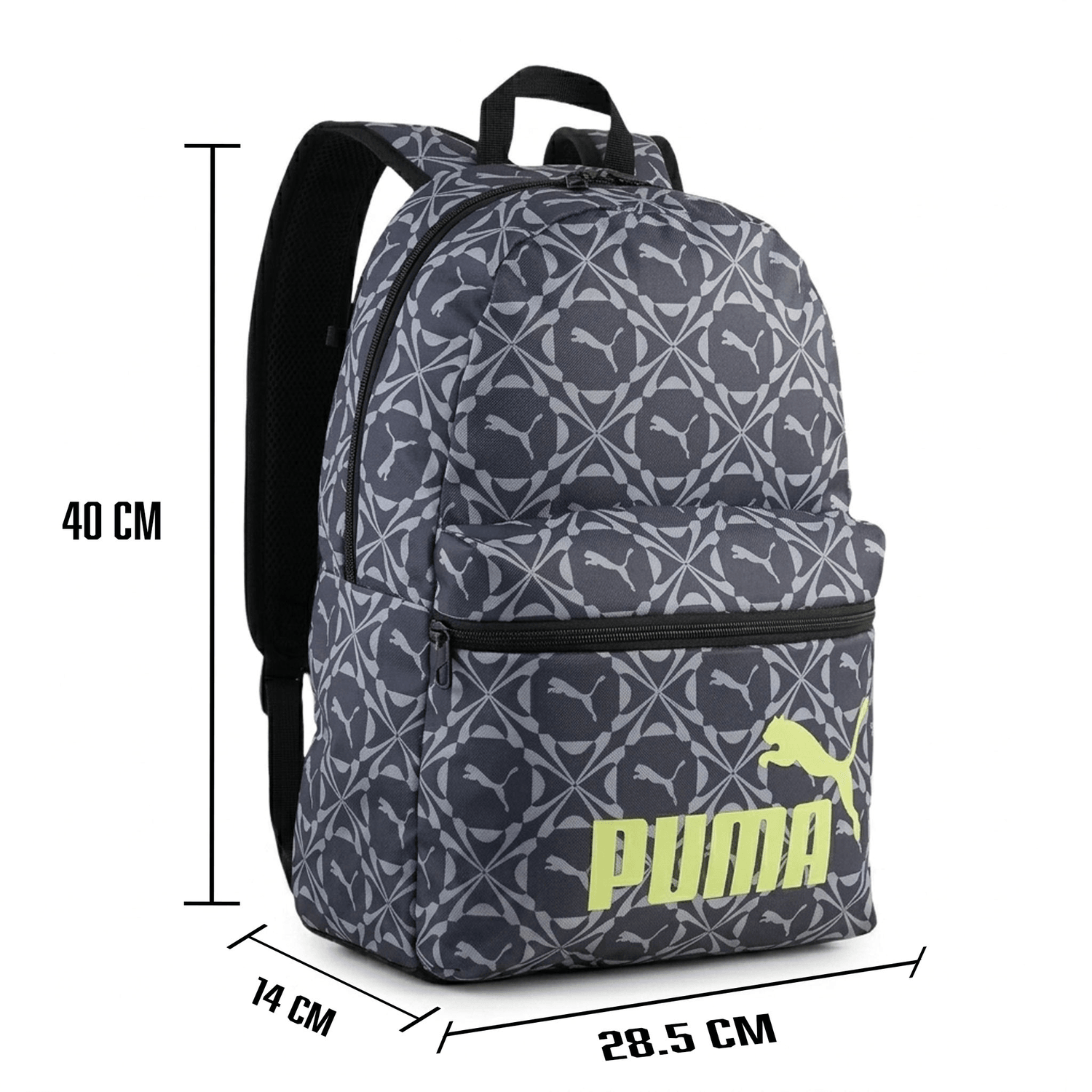 Mochila con lapicera Puma Phase Gris Escolar Unisex 20L — imagen 6
