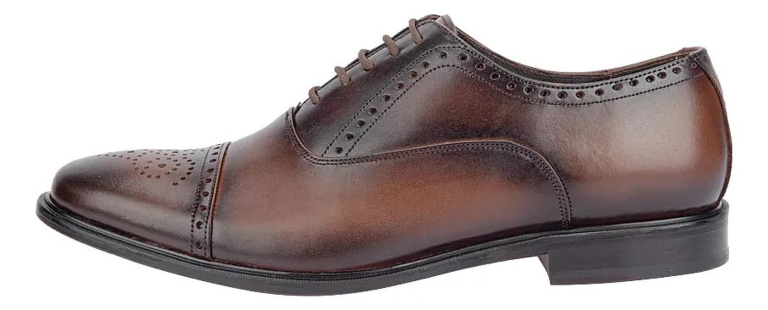 Zapato Don Carleone Caballero Derby De Piel 1177724 — imagen 5