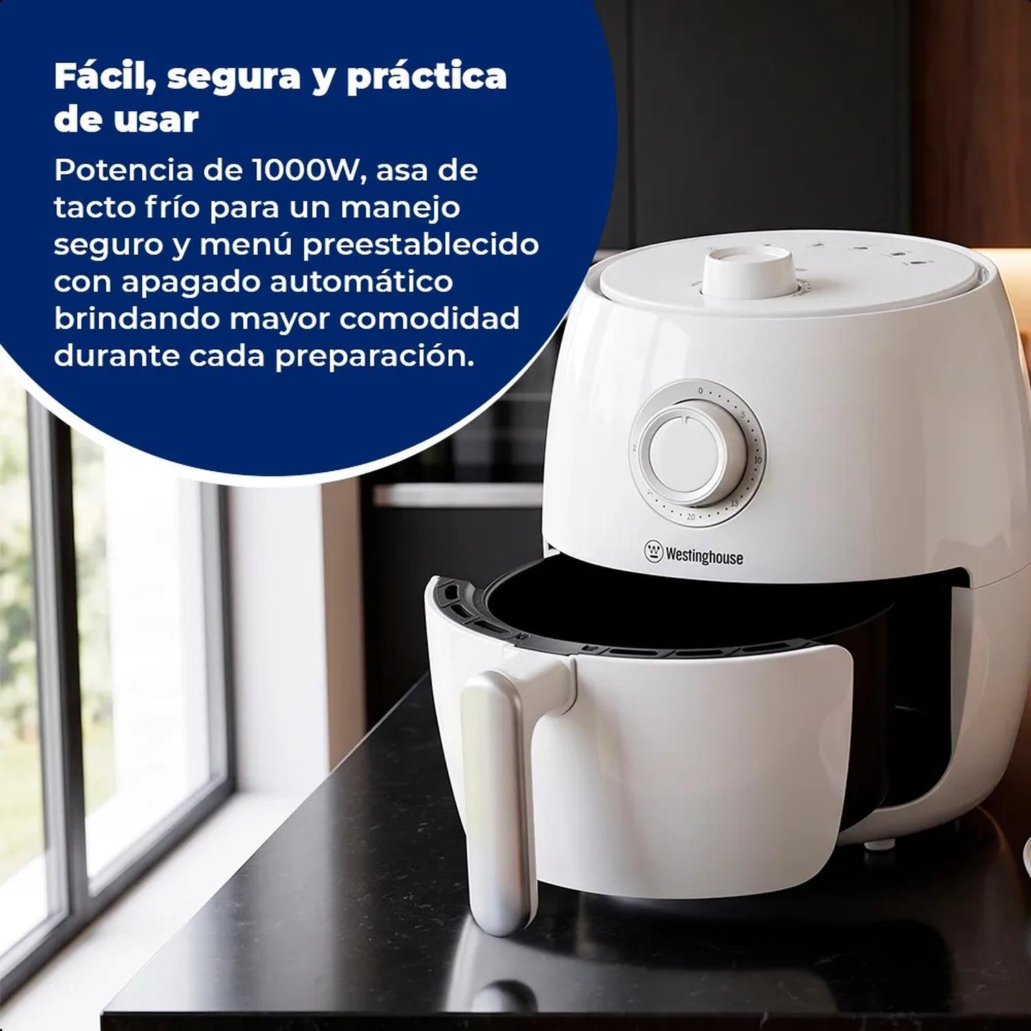 Freidora de Aire Manual 2L 1000W Westinghouse Simple Life WKAFSL200 — imagen 8