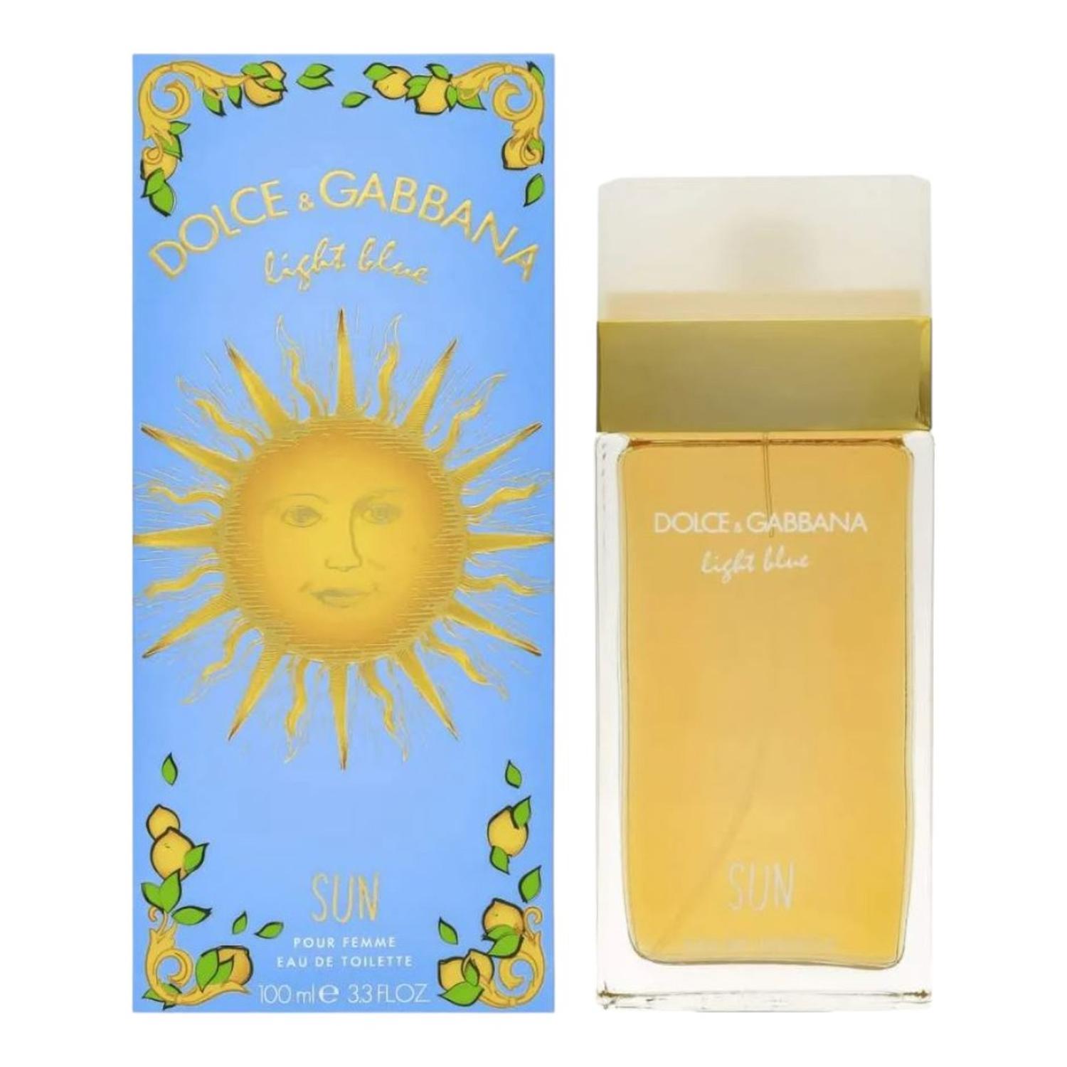DOLCE&GABBANA LIGHT BLUE SUN EDT 100 ML DAMA — imagen 3