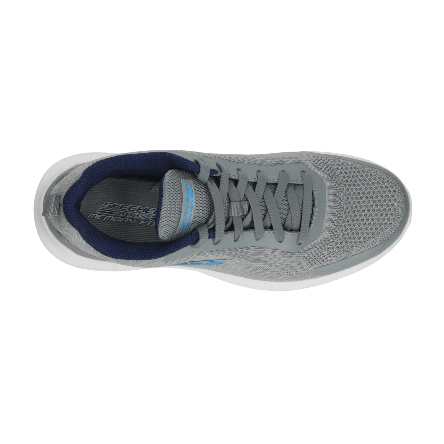 Tenis Skechers Bobs Sport Hombre Deportivo Gris Caballero — imagen 8