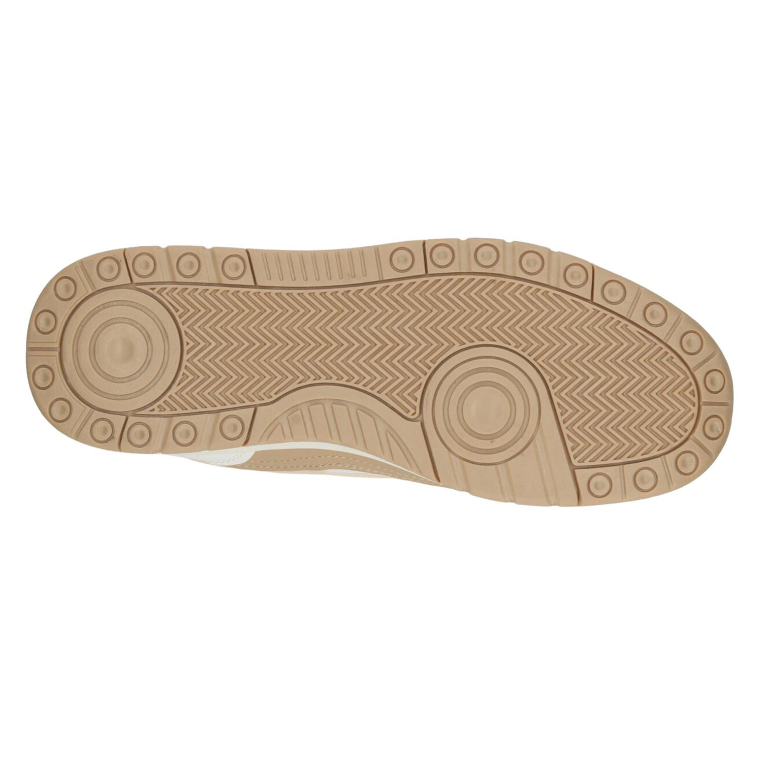 Tenis Ozono Dama Casual Cintas Plataforma Beige Mujer — imagen 9