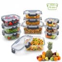 Set de 10 Contenedores de Vidrio con Tapa Hermética