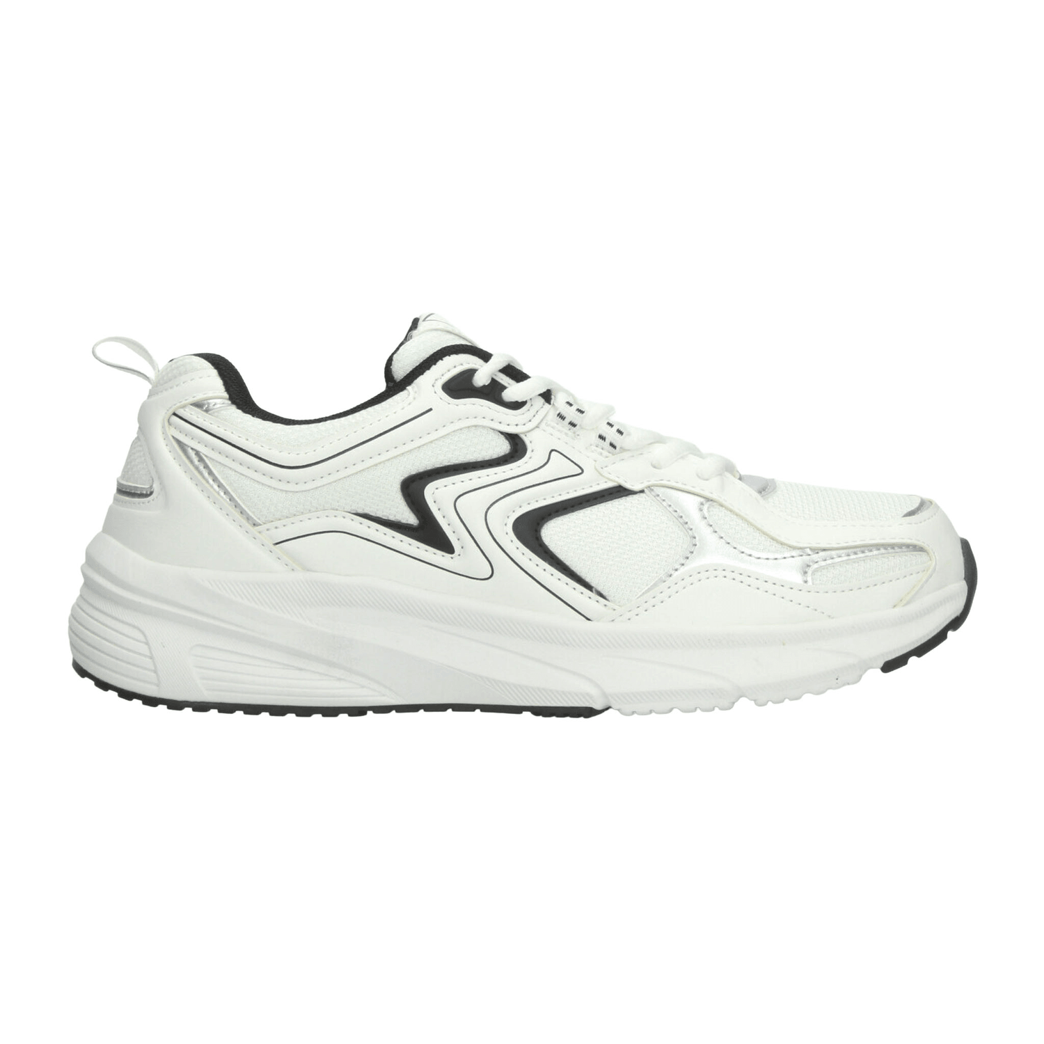 Tenis Ozono Hombre Casual Cintas Plataforma Blanco Caballero — imagen 1