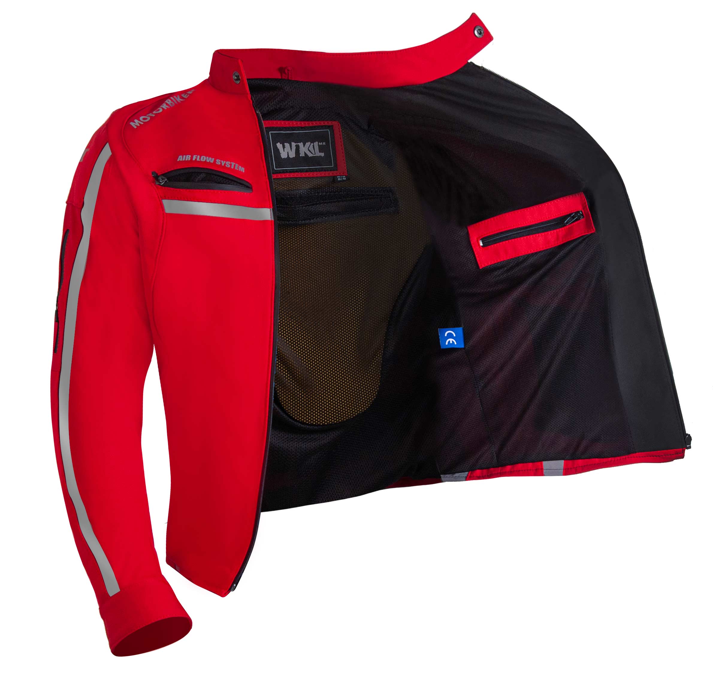 Chamarra Moto Hombre Impermeable Biker Protecciones Wkl 65R — imagen 13