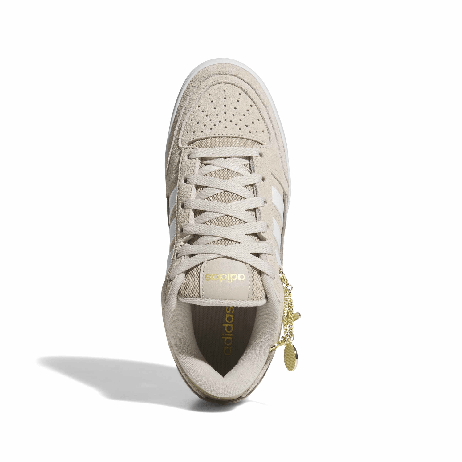 Tenis Dama Adidas Break Start Bold W Beige Casual Mujer — imagen 8