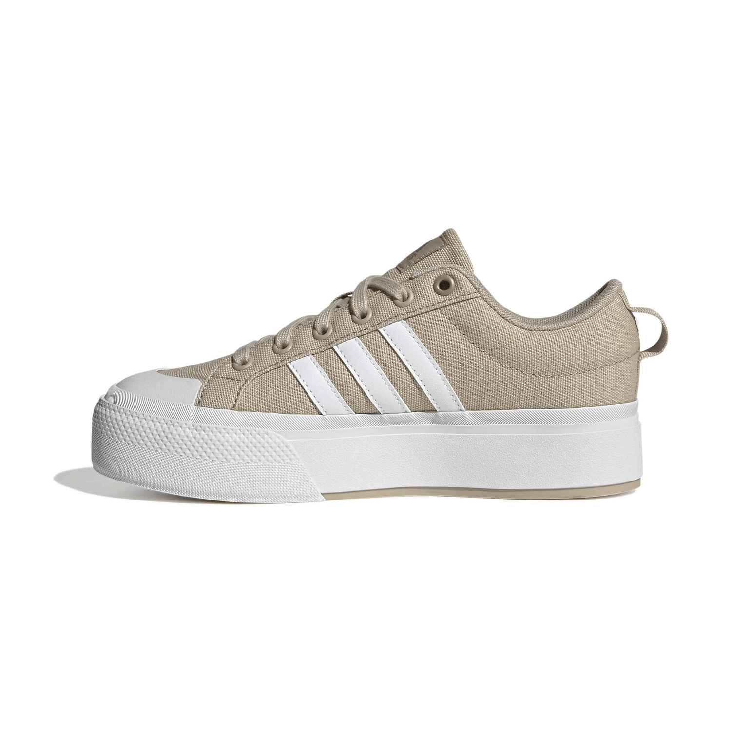 Tenis Dama Adidas Bravada Beige Casual Mujer — imagen 5