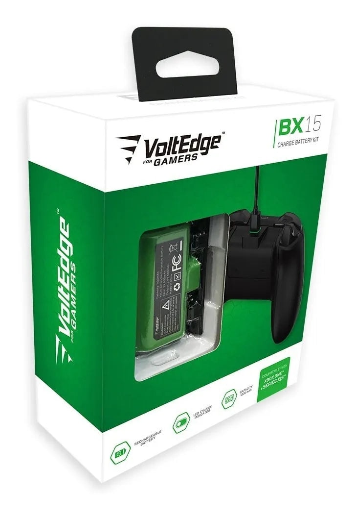 Accesorio XBX Bateria Recargable con Cable Voltedge BX15 XBOX One / Series S/X - 1pza (Verde) — imagen 2
