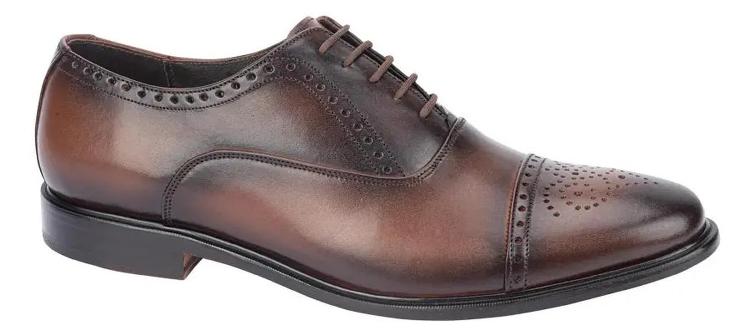 Zapato Don Carleone Caballero Derby De Piel 1177724 — imagen 2