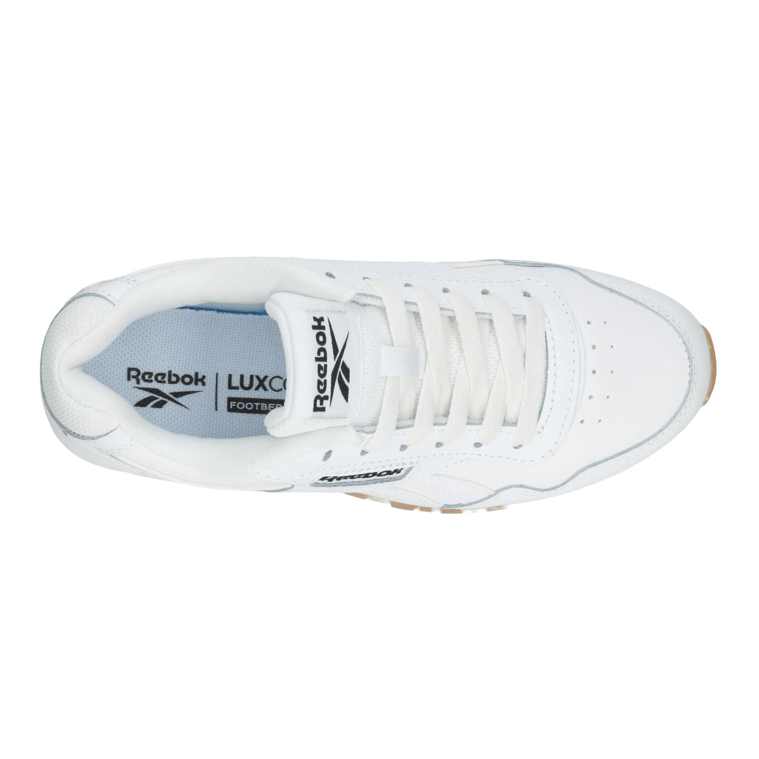 Tenis Reebok Glide Dama Blanco Casual Escolar Cintas Mujer — imagen 9