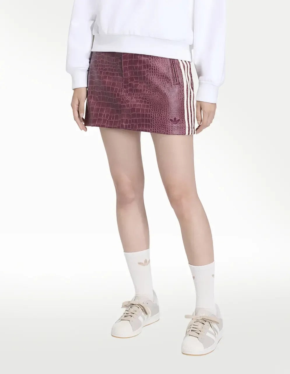 Falda Adidas Pleather SK Multicolor - Mujer — imagen 2