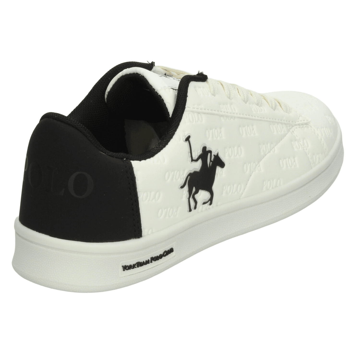 Tenis Polo Dama Off White Negro Casual Para Mujer — imagen 4