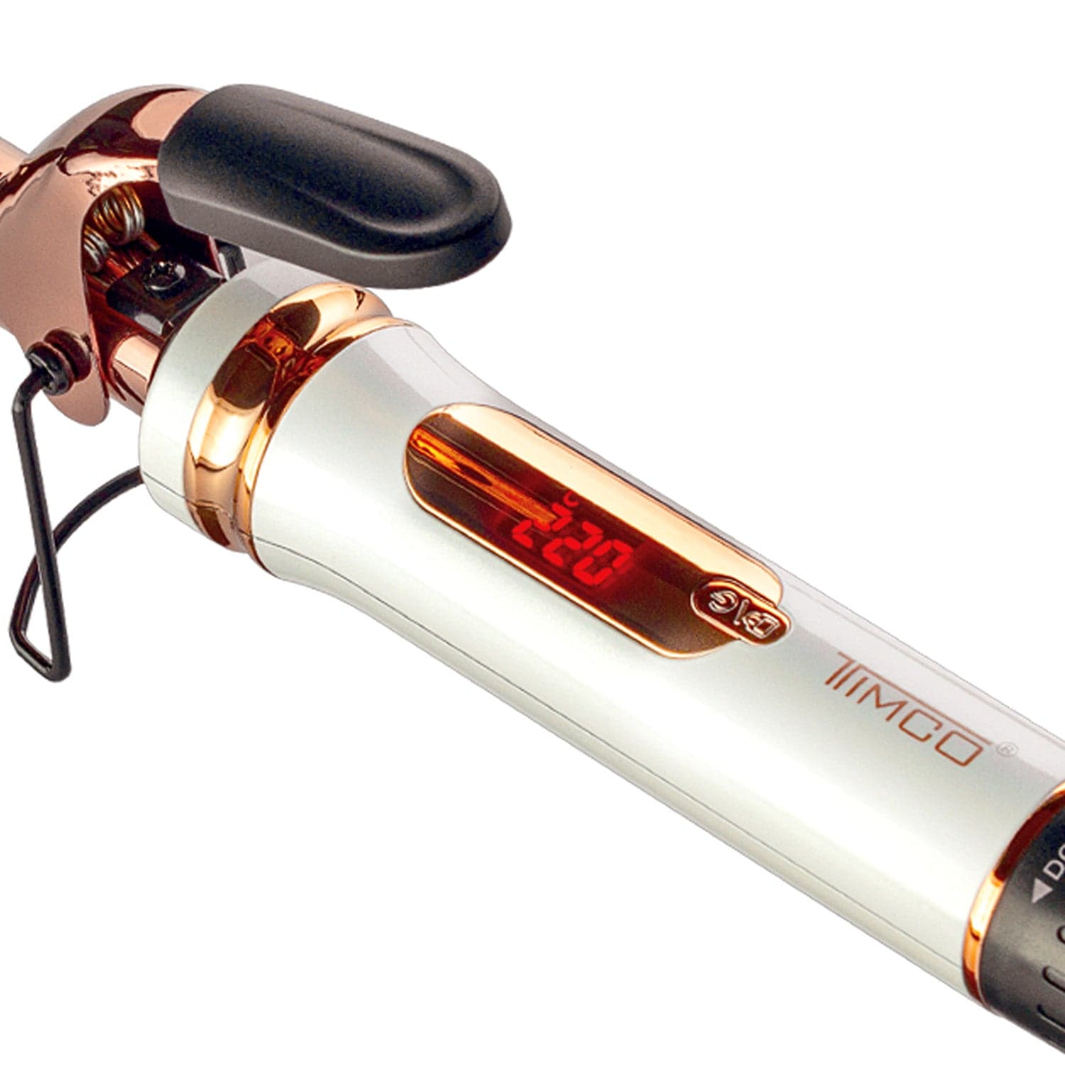 Tenaza Rizadora Extra Larga de Cabello 22 cm Gold Radiance 19 mm Timco TRX-19 — imagen 5