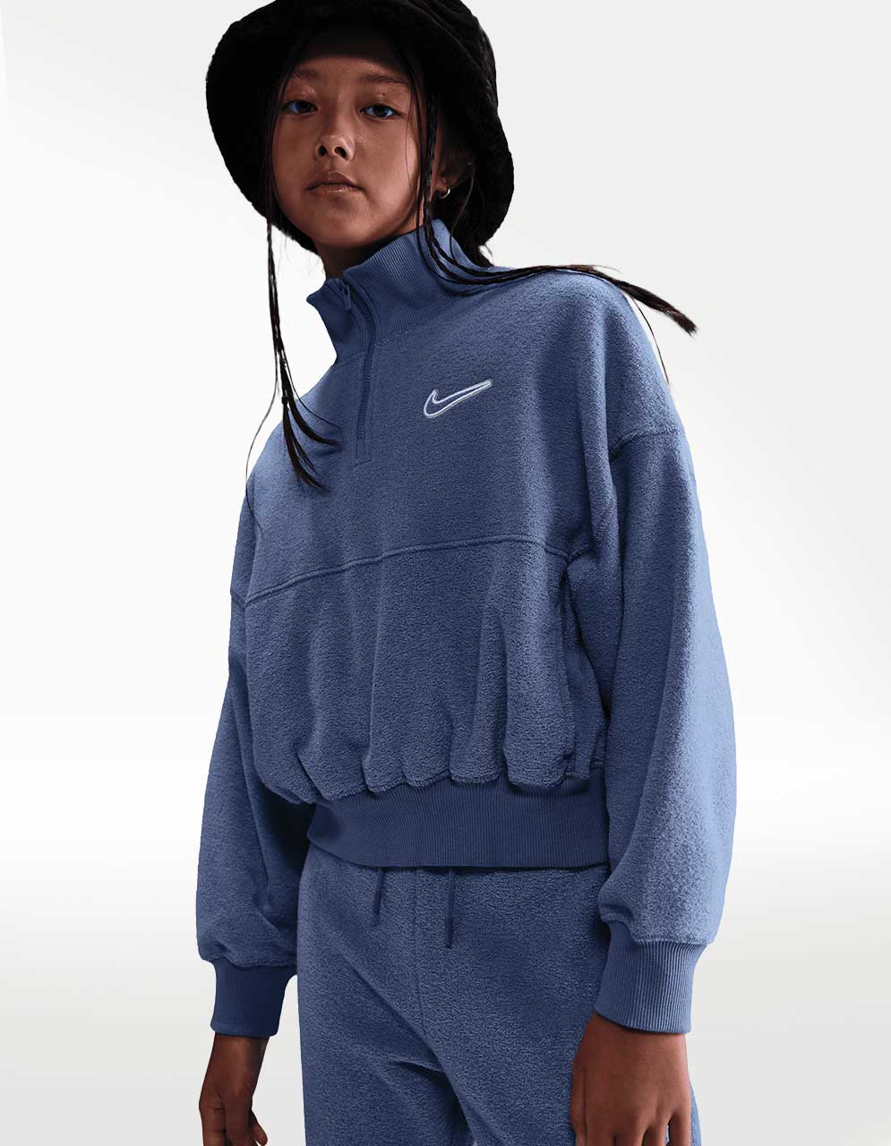 Sudadera Nike NSW FLC LS Top 2 Cozy Multicolor - Niño — imagen 2