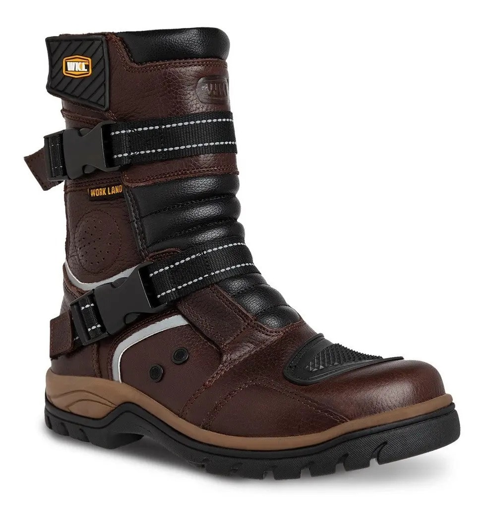 Botas Motociclista Biker 2.0 Cafe Chocolate — imagen 8