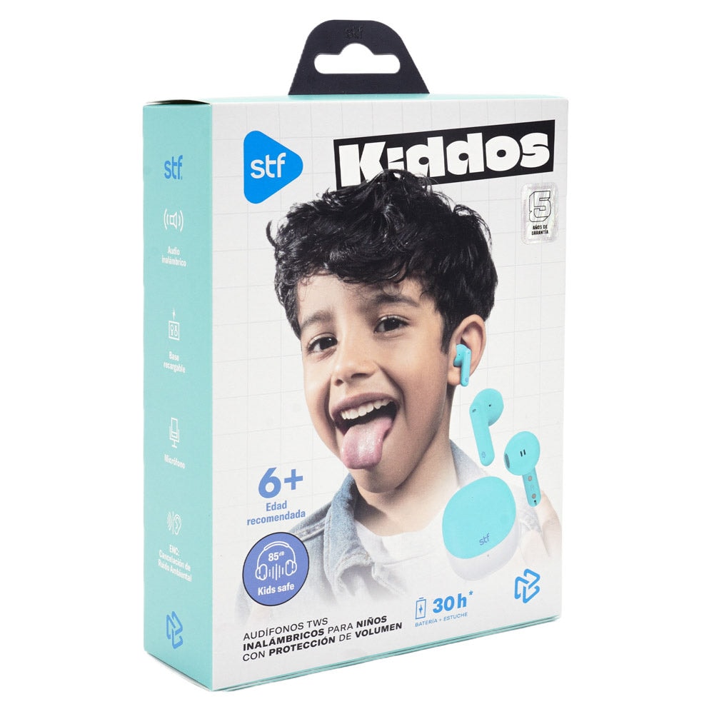 Audifonos Inalámbricos Tws Kiddos Infantil STF 36hrs Uso — imagen 6