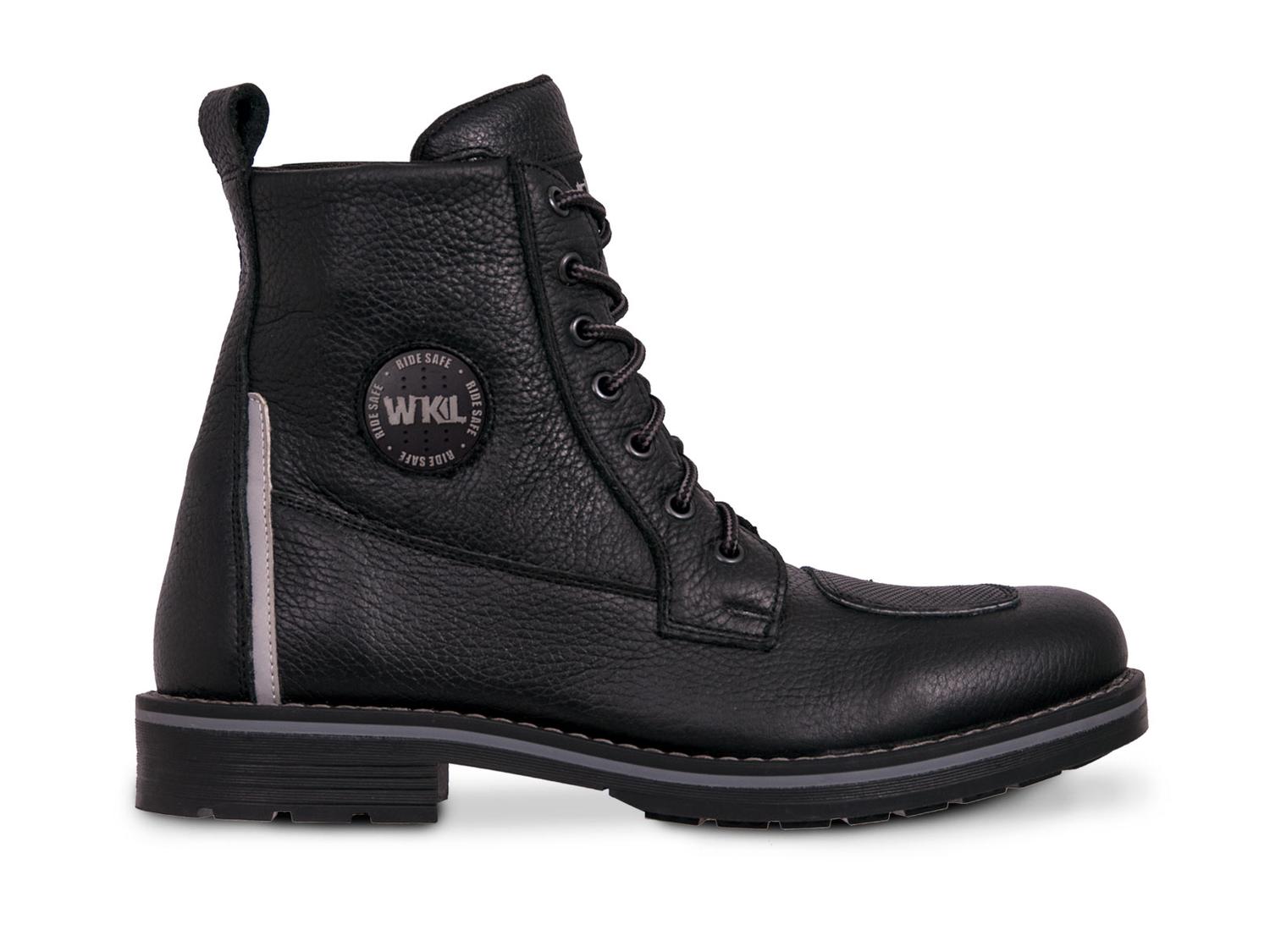 Bota Hombre Moto Biker Casual Workland 89500 Negro Flother — imagen 3