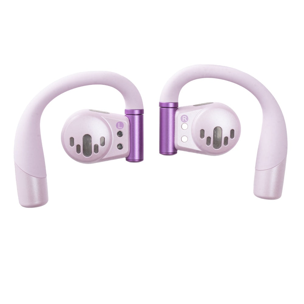 Audifonos Cleer ARC 3 Open-Ear: Sonido Hi-Res, Dolby Atmos, 50h Batería, IPX7 rosa — imagen 4