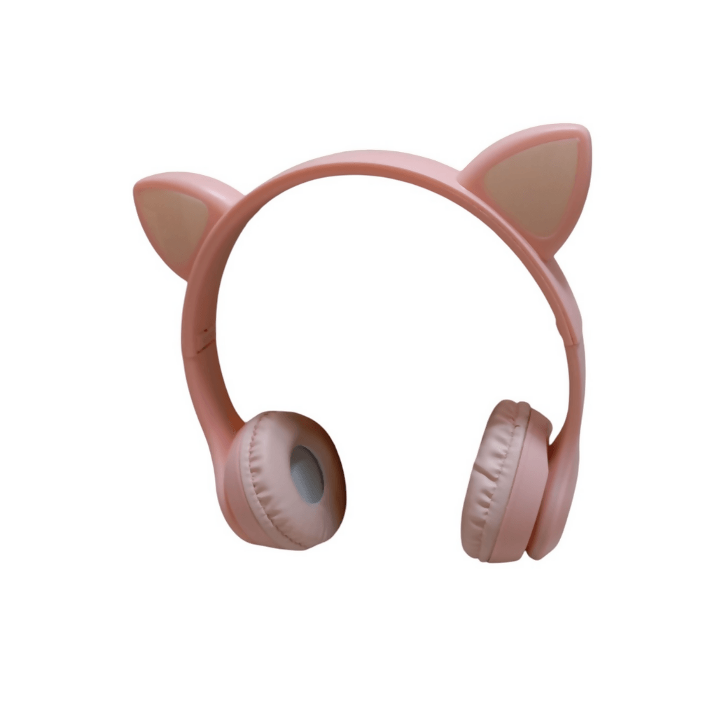 Audífonos Gatica Bluetooth, luces led, Radio FM, diadema plegables.ROSAS. — imagen 4