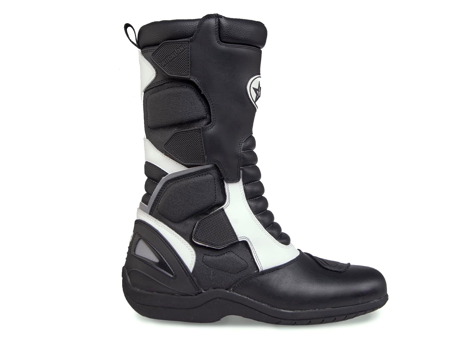 Botas Biker Hombre Doble proposito Moto Workland 009 Blanco — imagen 8