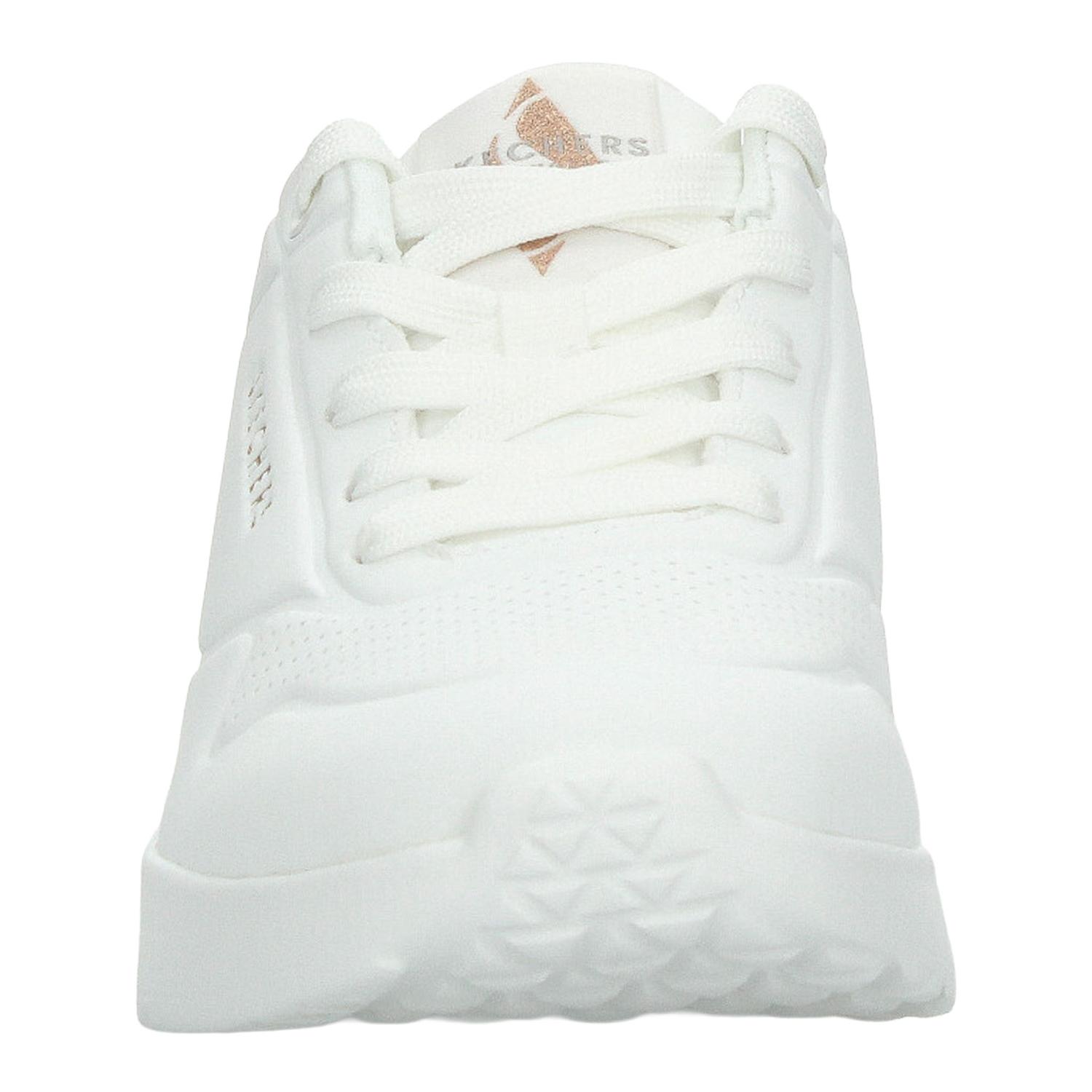Tenis Skechers Uno Lite Dama Blanco Casual Para Mujer — imagen 7