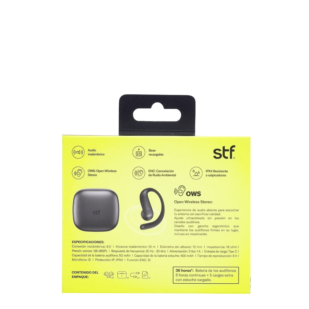 Audifonos Inalambricos Ows HYRO Sport STF 36hrs Uso ENC Protección IPX4 — imagen 11