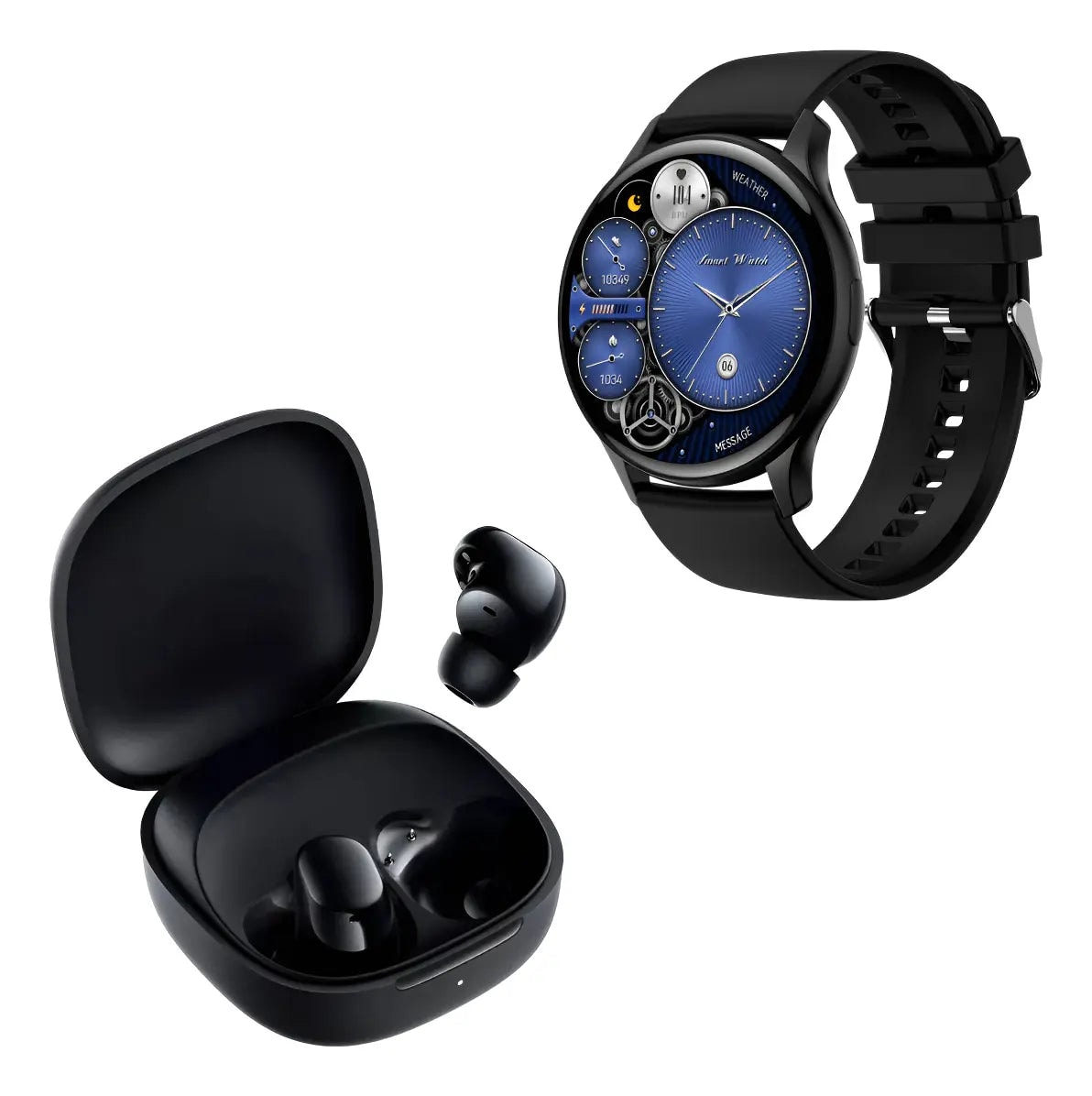 Xiaomi Redmi Buds 6 Play Con Smartwatch G-tide R5 Llamadas. — imagen 2