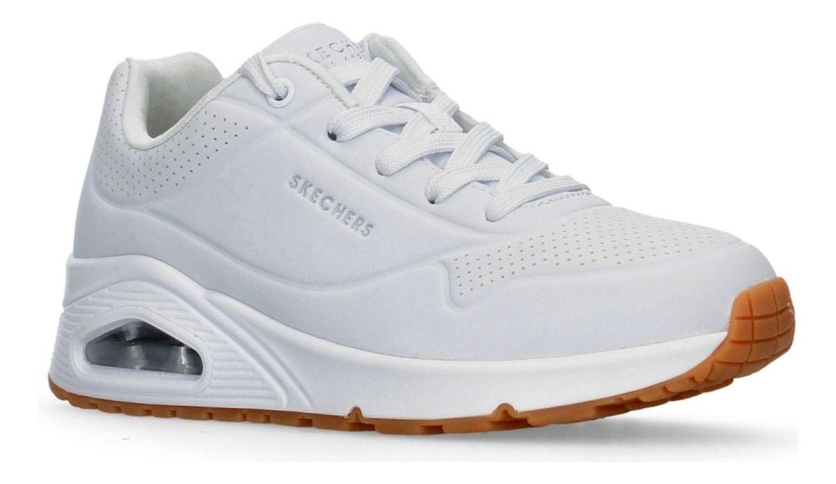 Tenis Skechers Street Uno Dama Urbano Casual Deportivo Blanco Mujer — imagen 13