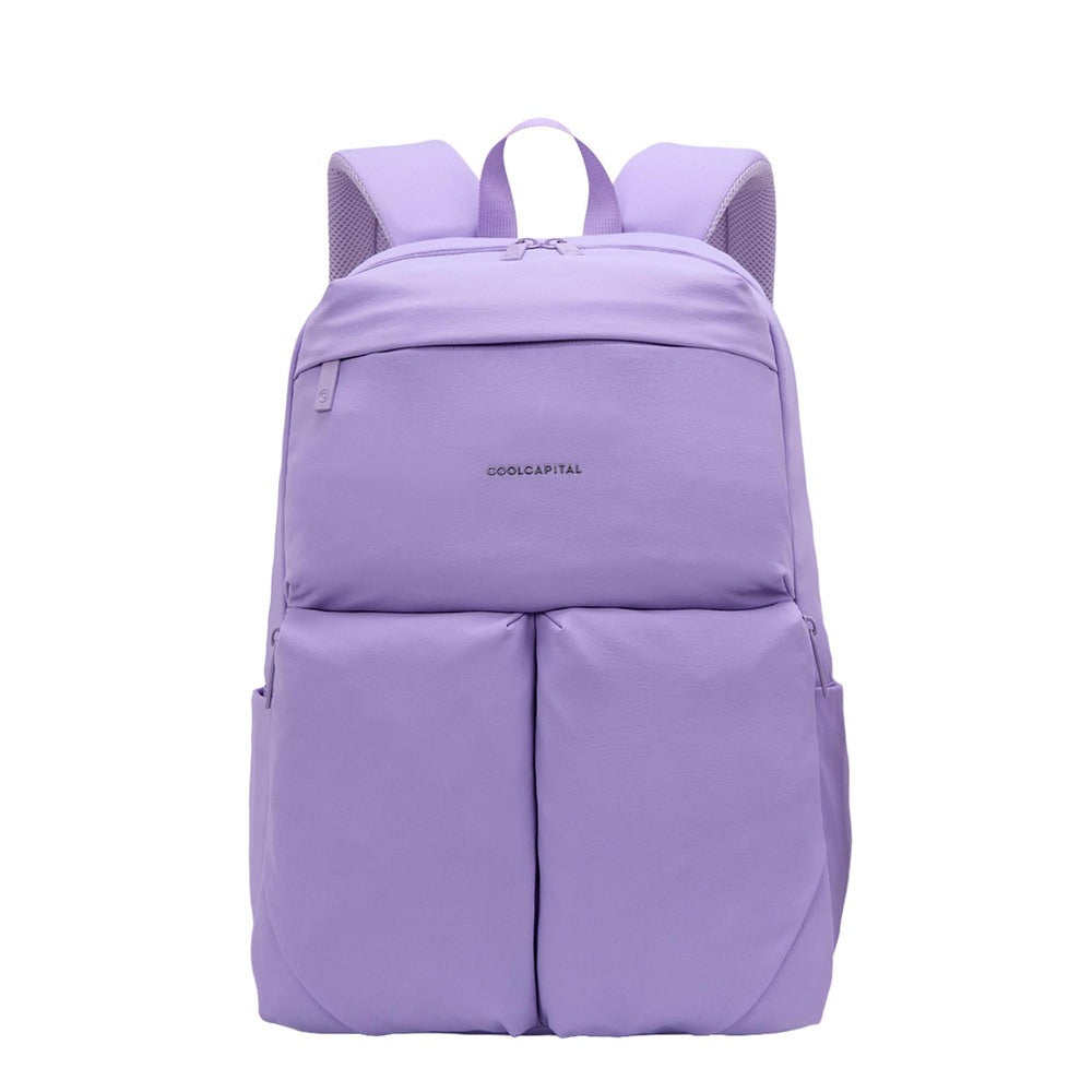 MOCHILA SEOUL Laptop 15” Cool Capital + TERMO 710 ml Combo Morado — imagen 3
