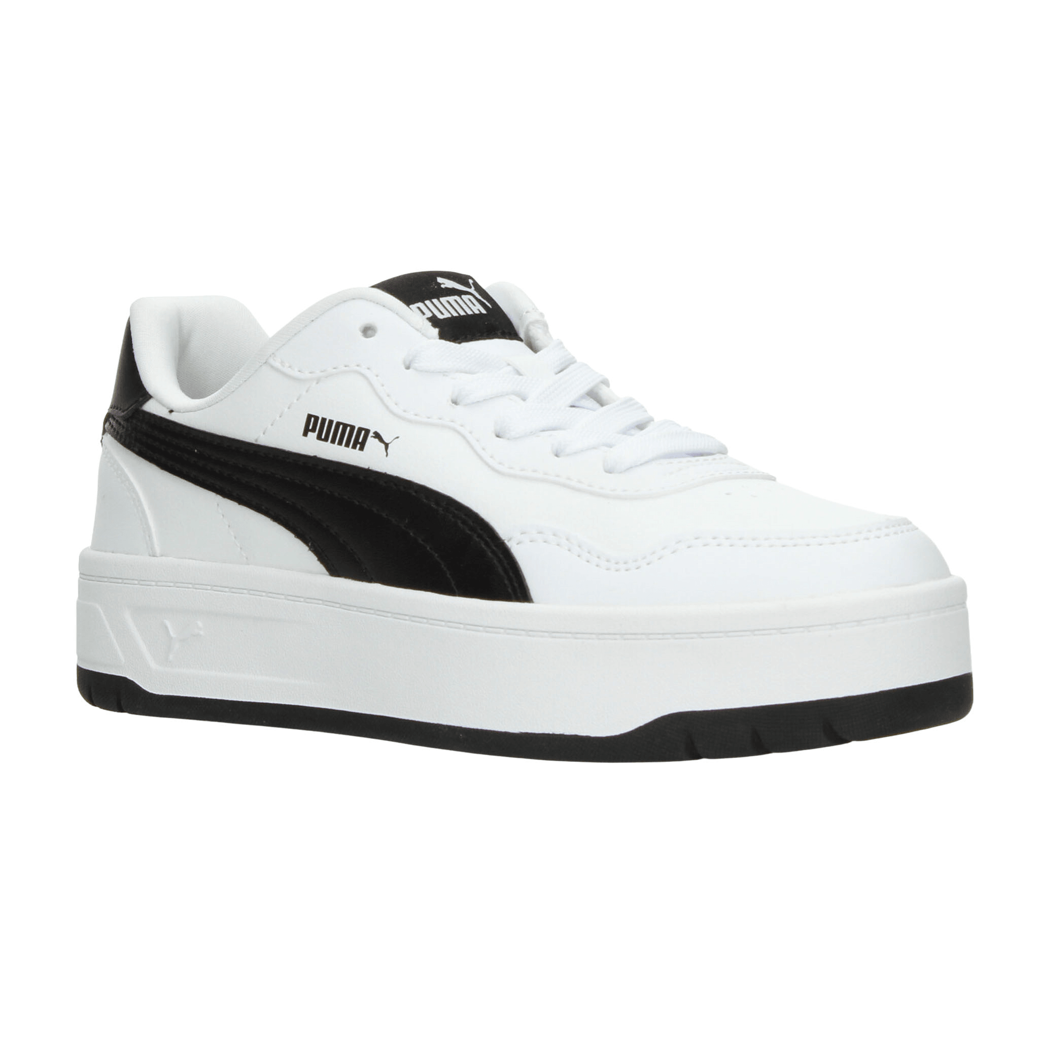 Tenis Puma Court Lally Skye Dama Casual Cintas Blanco Mujer — imagen 11