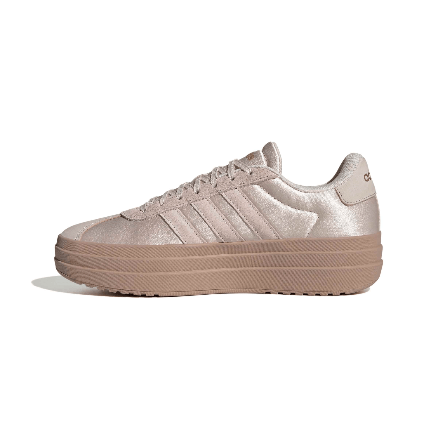 Tenis Adidas VL Court Bold Dama Oro Rosa Casual Para Mujer — imagen 5