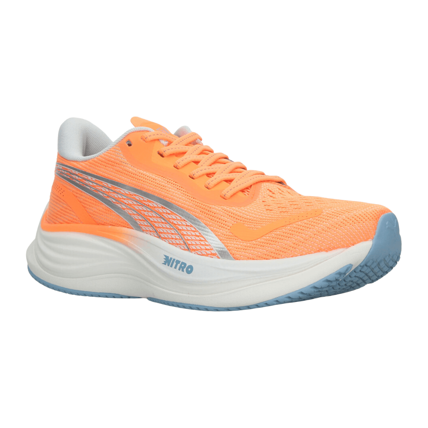 Tenis Puma Velocity Nitro 3 Dama Running Naranja Mujer — imagen 2