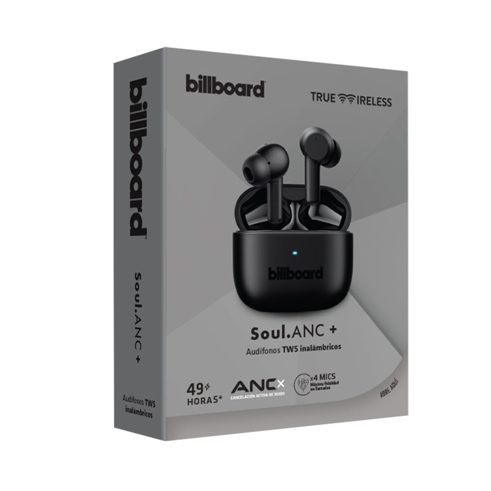 Audífonos Inalámbricos Tws STF - Billboard Soul Plus ANC/ENC 49hrs Uso Protección IPX5 Negro — imagen 6