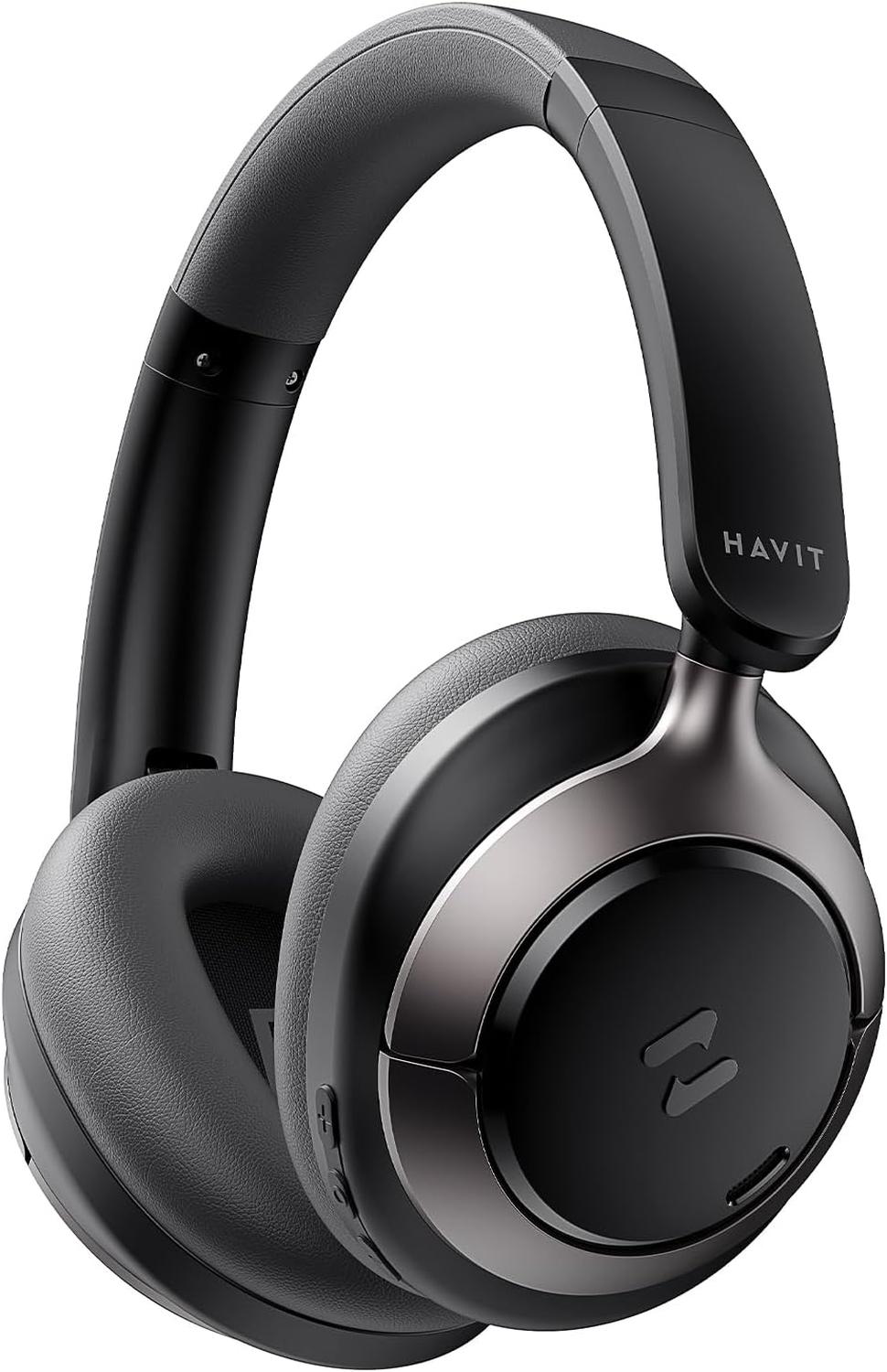 Audífonos Havit Inalámbricos Cancelación de Ruido Negro — imagen 1