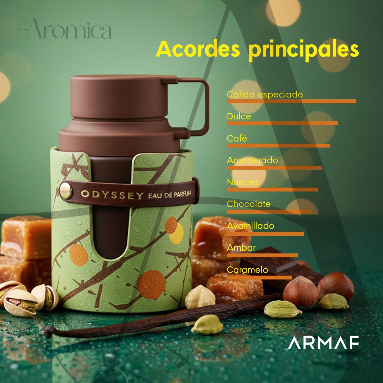 Perfume Arabe Dubai Chocolate Odyssey Eau de Parfum 100ml — imagen 4