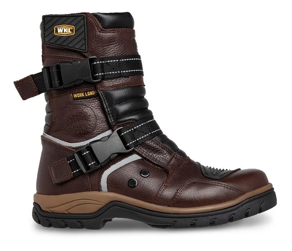 Botas Motociclista Biker 2.0 Cafe Chocolate — imagen 9