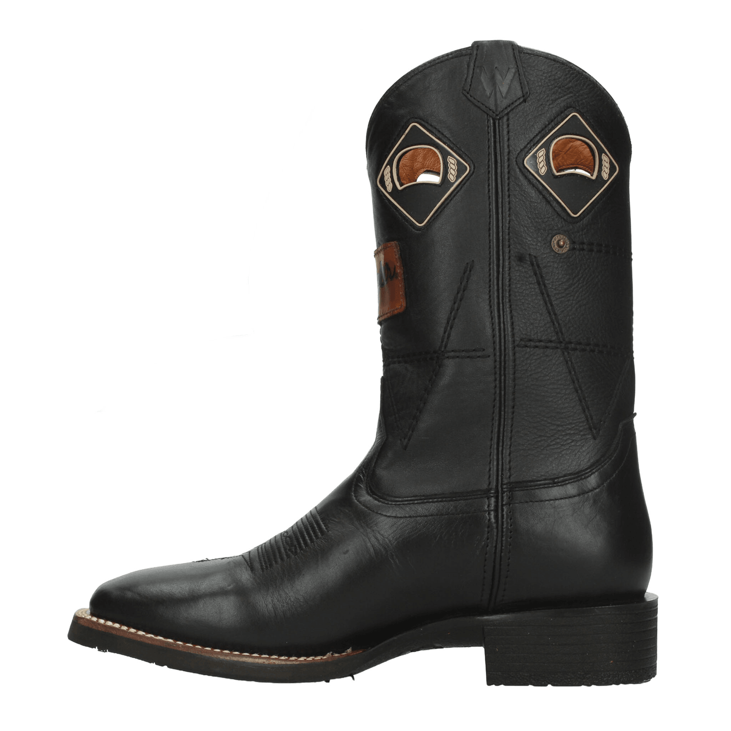 Bota Wrangler Hombre Vaquero Casual Negro Caballero — imagen 5
