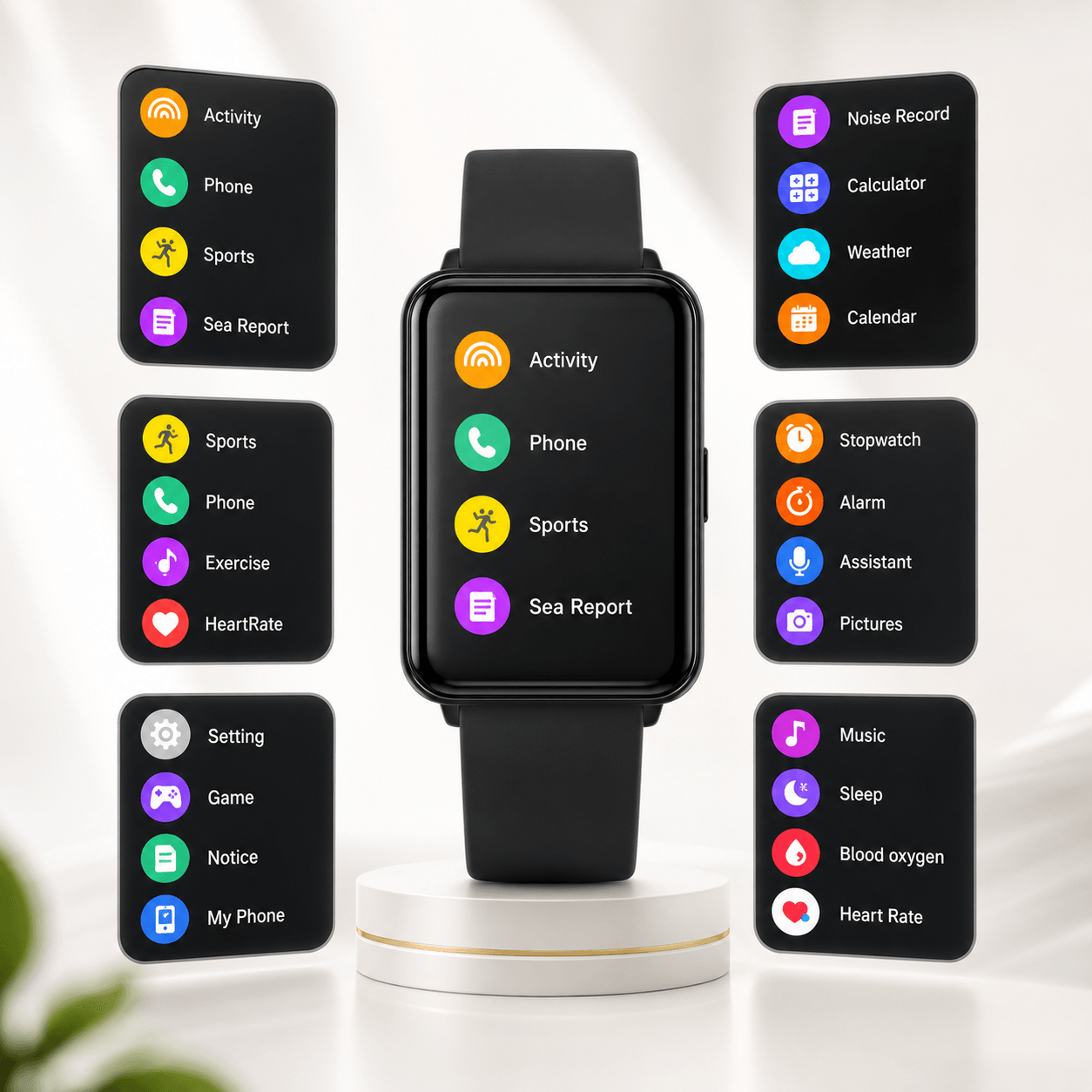Smartwatch Futurem FM10 con Llamadas Bluetooth, Pantalla 1.57" y Funciones Inteligentes — imagen 6
