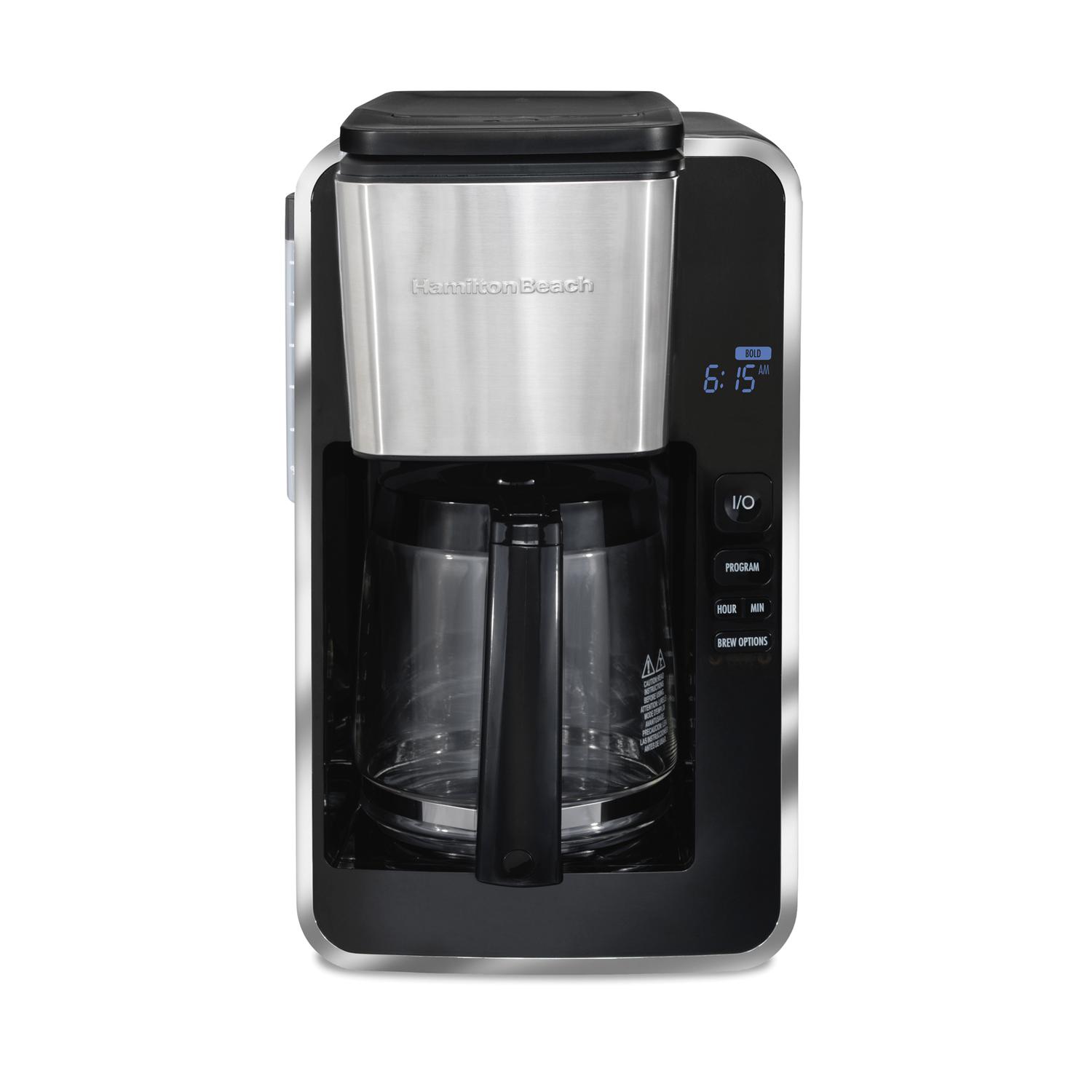 CAFETERA HAMILTON BEACH 46321 PROGRAMABLE 12 TAZAS — imagen 1
