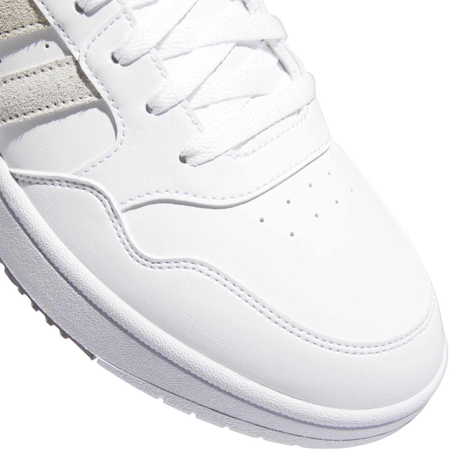 Tenis Adidas Hoop 3.0 Mid Hombre Casual Blanco Caballero — imagen 5
