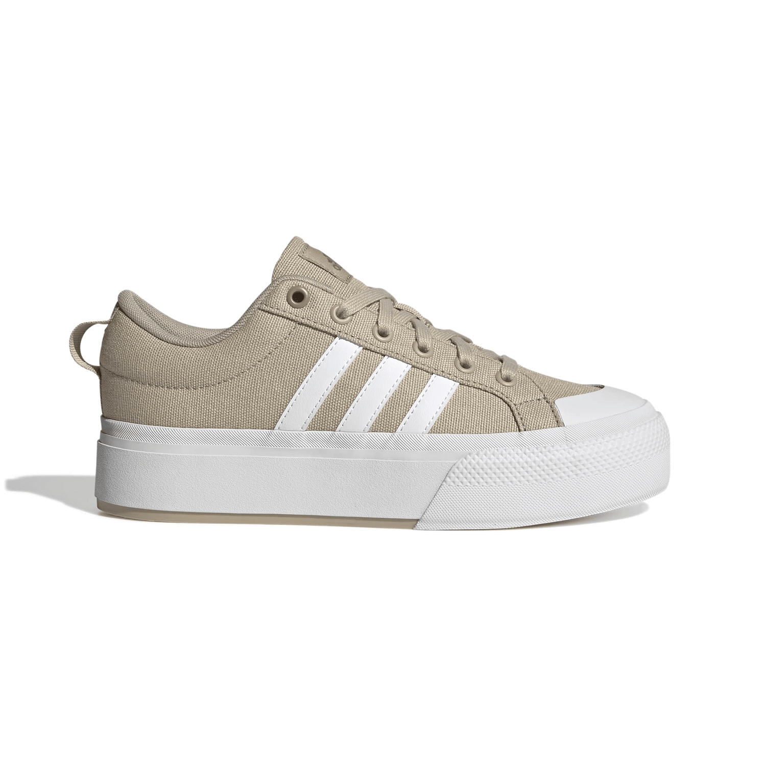 Tenis Adidas Bravada Dama Casual Plataforma Beige Mujer — imagen 1