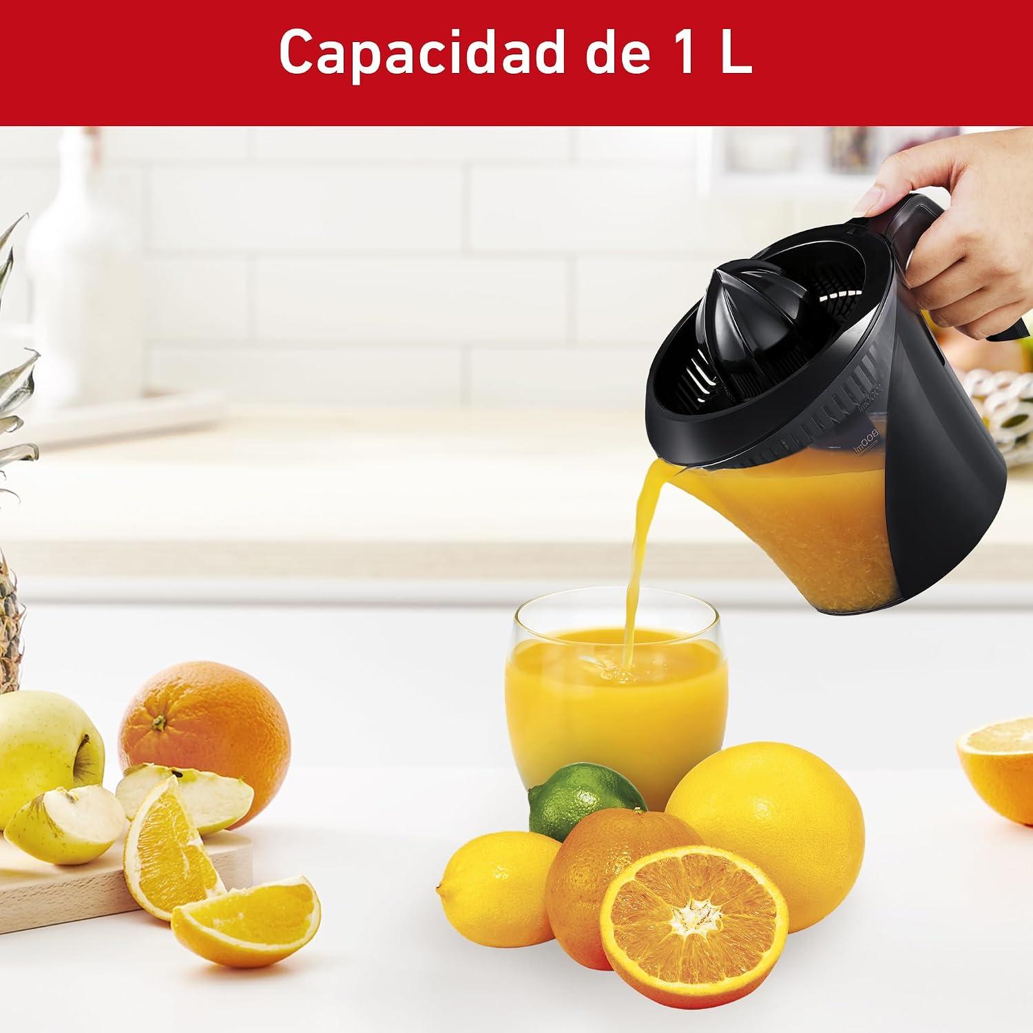 Exprimidor de Cítricos T-Fal ZP200855 1 L 40 W Negro — imagen 2