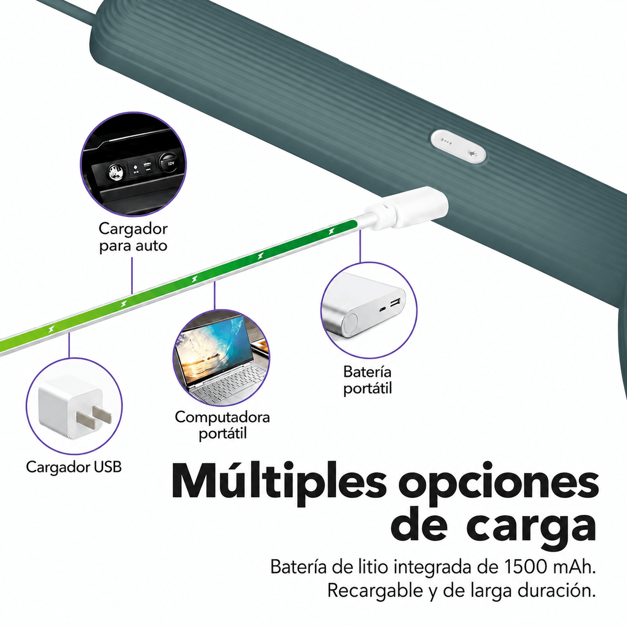 Raqueta Eléctrica para Insectos — imagen 4